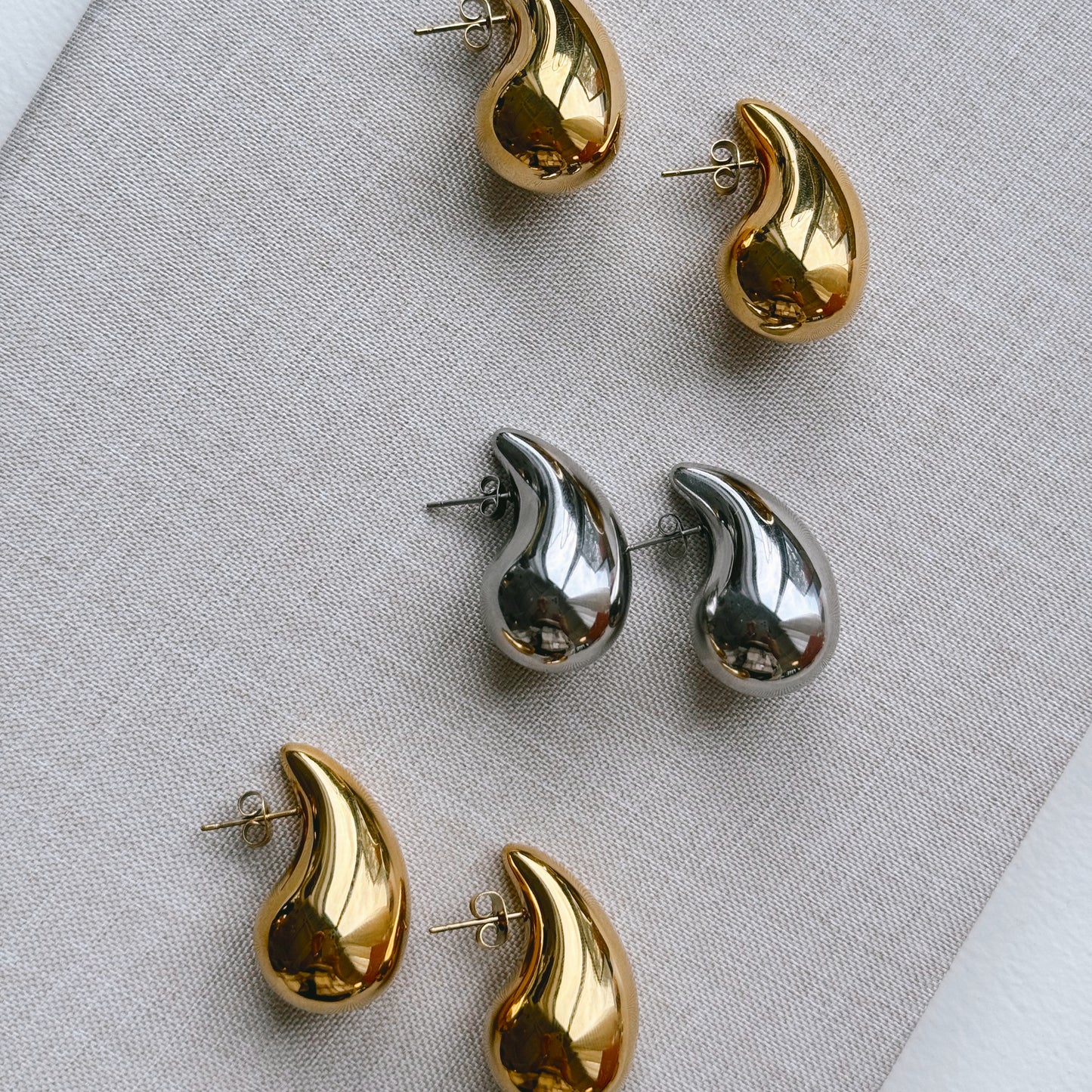 Water Drop Stud