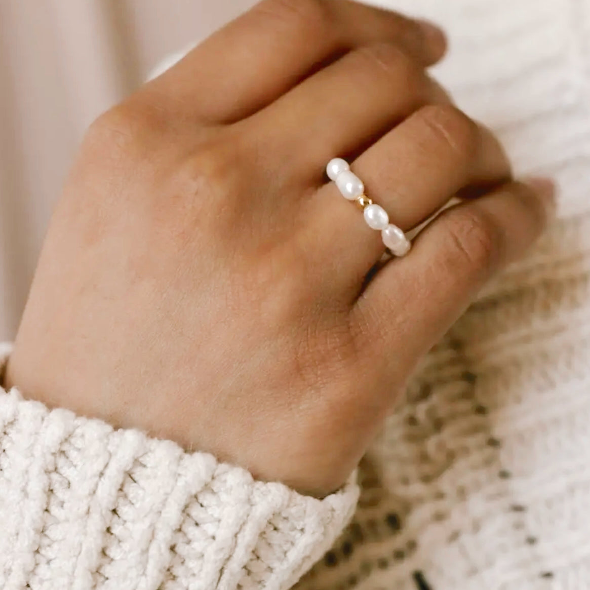 Pearl - Beaded Ring