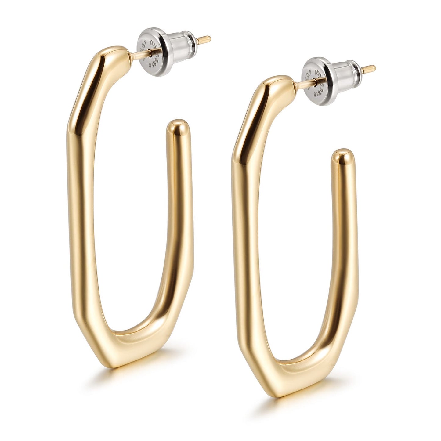 Isa Stainless Steel Hoops