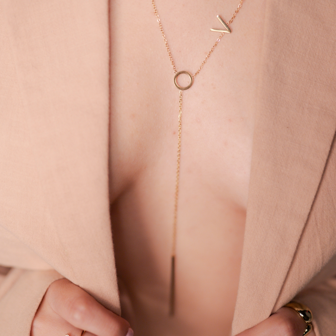 L O V E Lariat Necklace