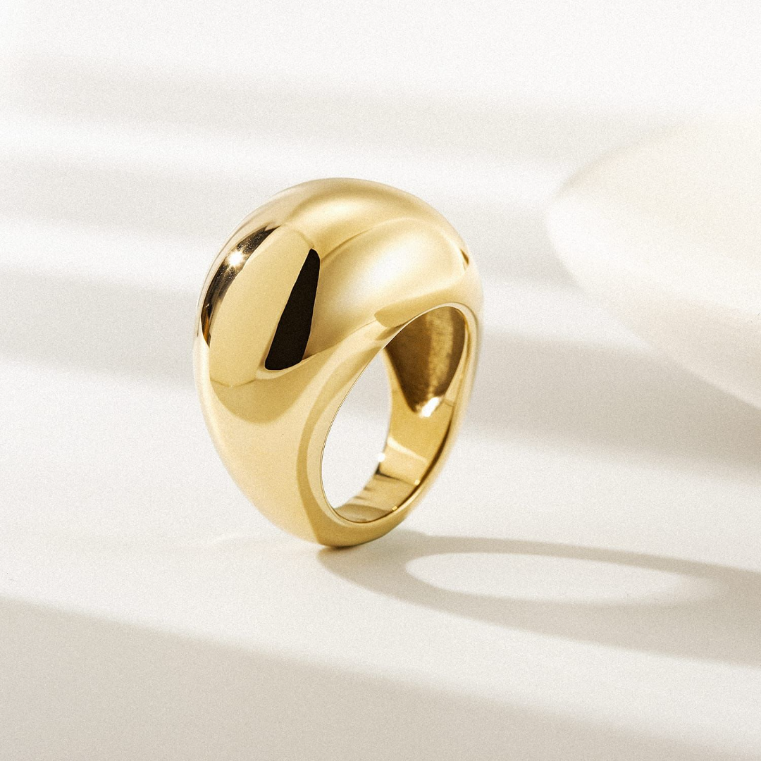 Silvia Stainless Steel Ring