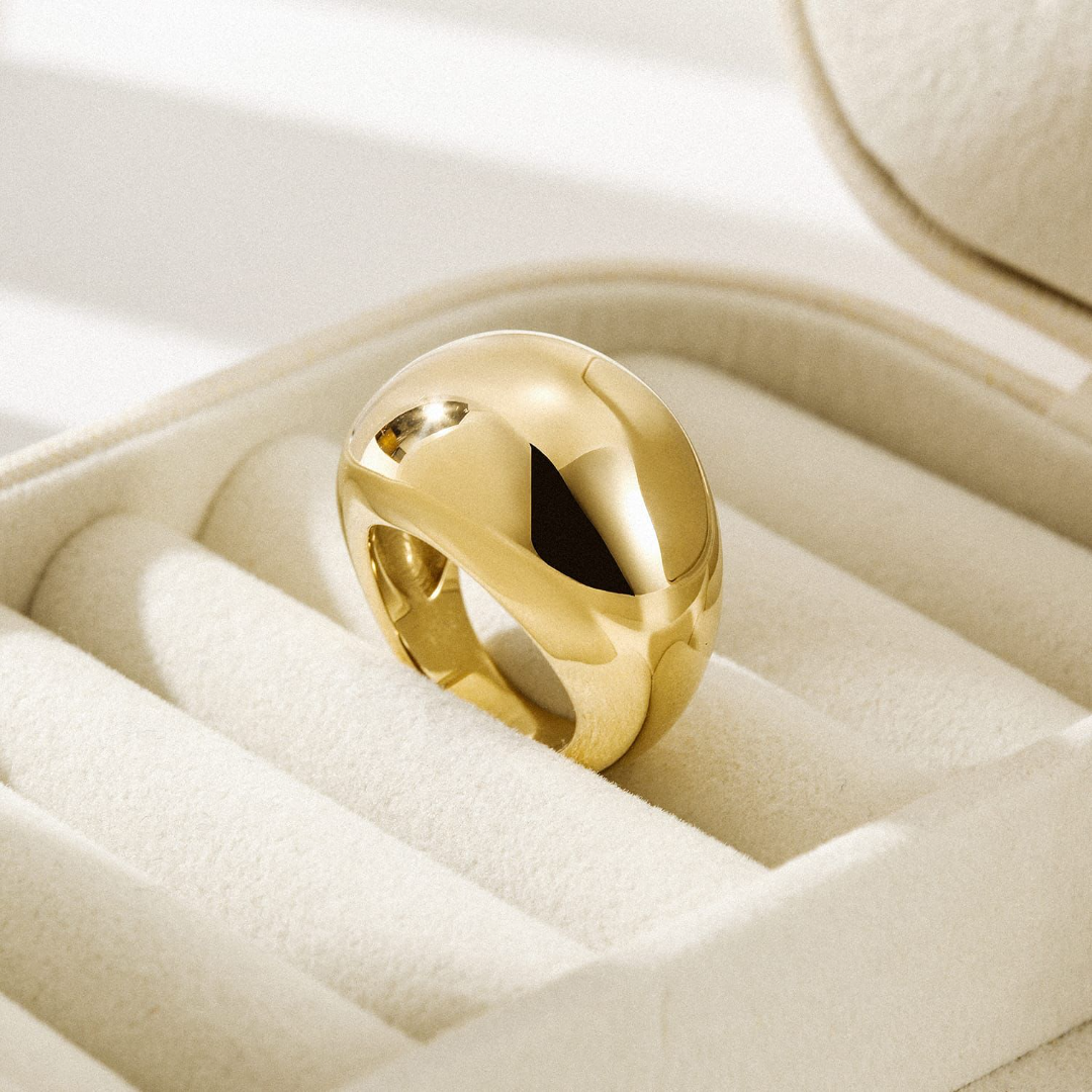 Silvia Stainless Steel Ring