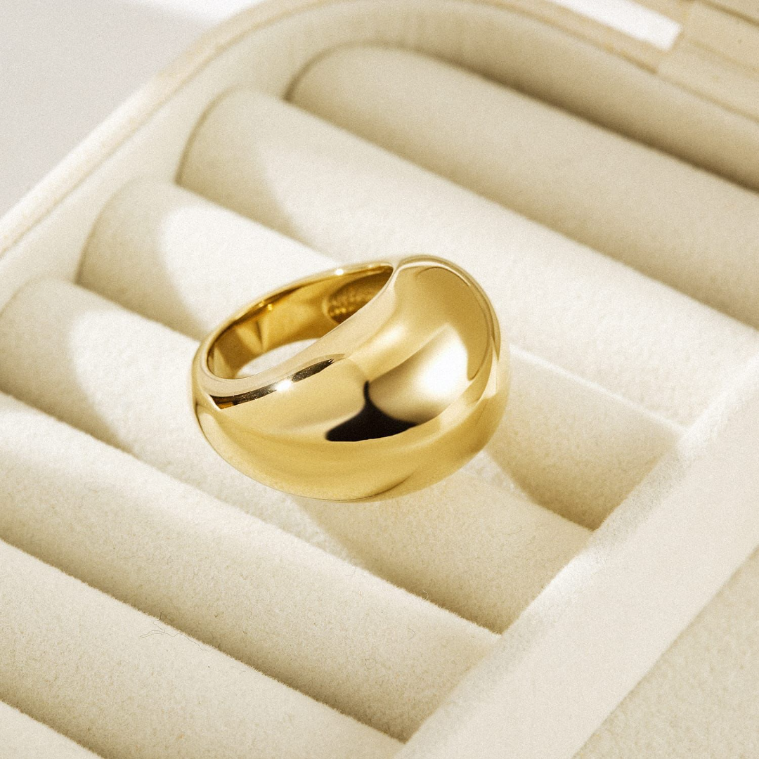 Silvia Stainless Steel Ring