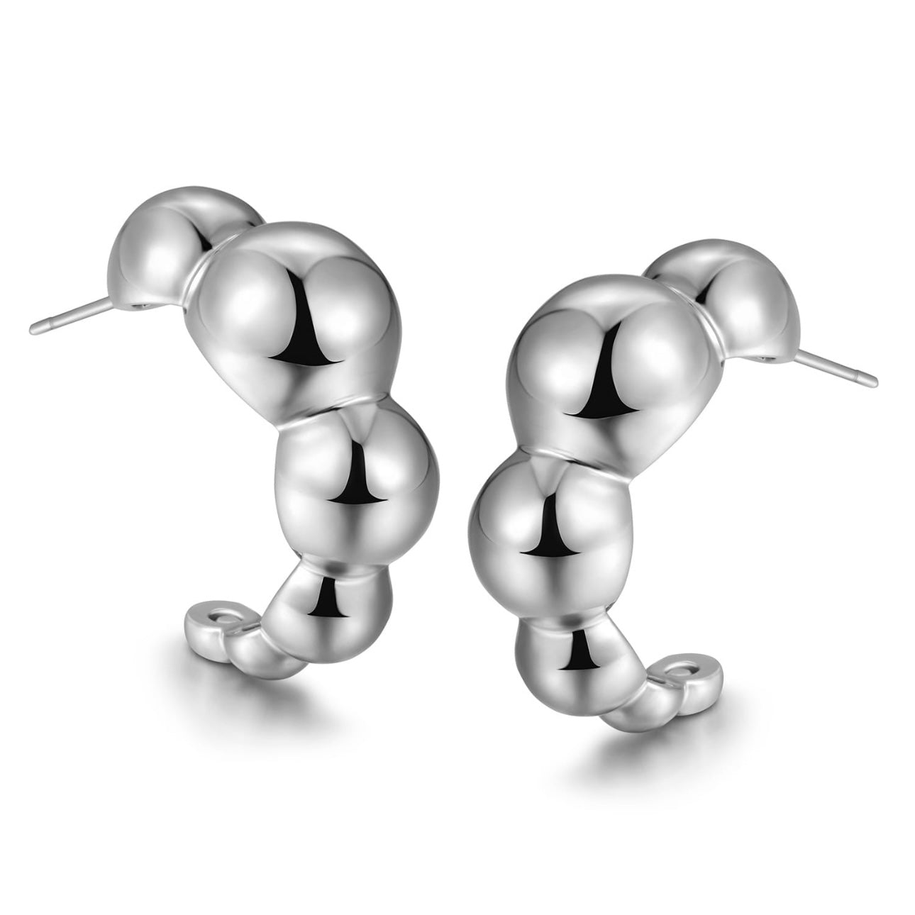 Bubble Stainless Steel Hoops