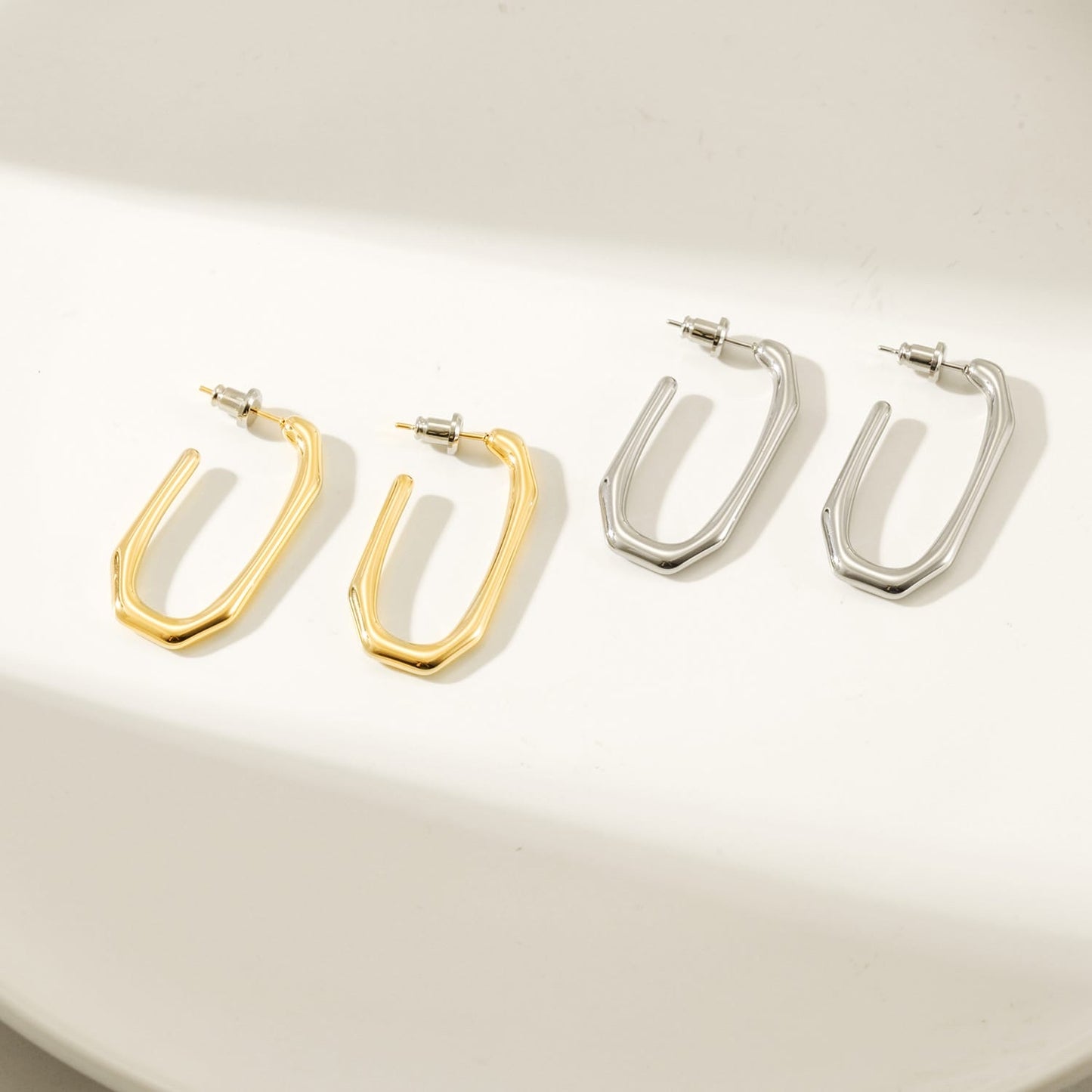 Isa Stainless Steel Hoops