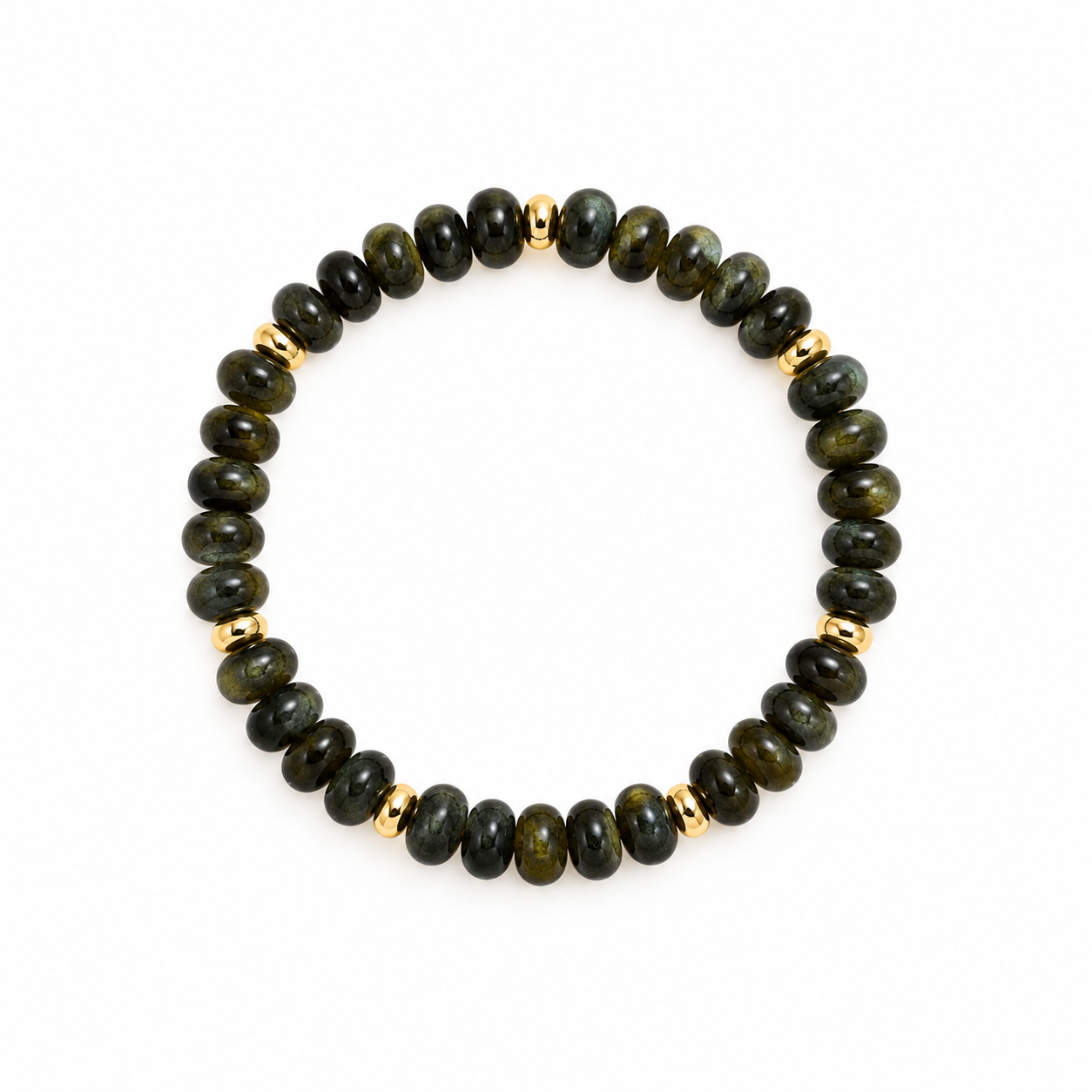 Agata Rondelle Bracelet