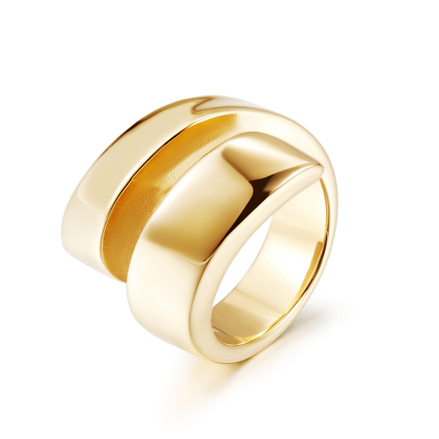 Sculptural Dome Ring – Stainless Steel