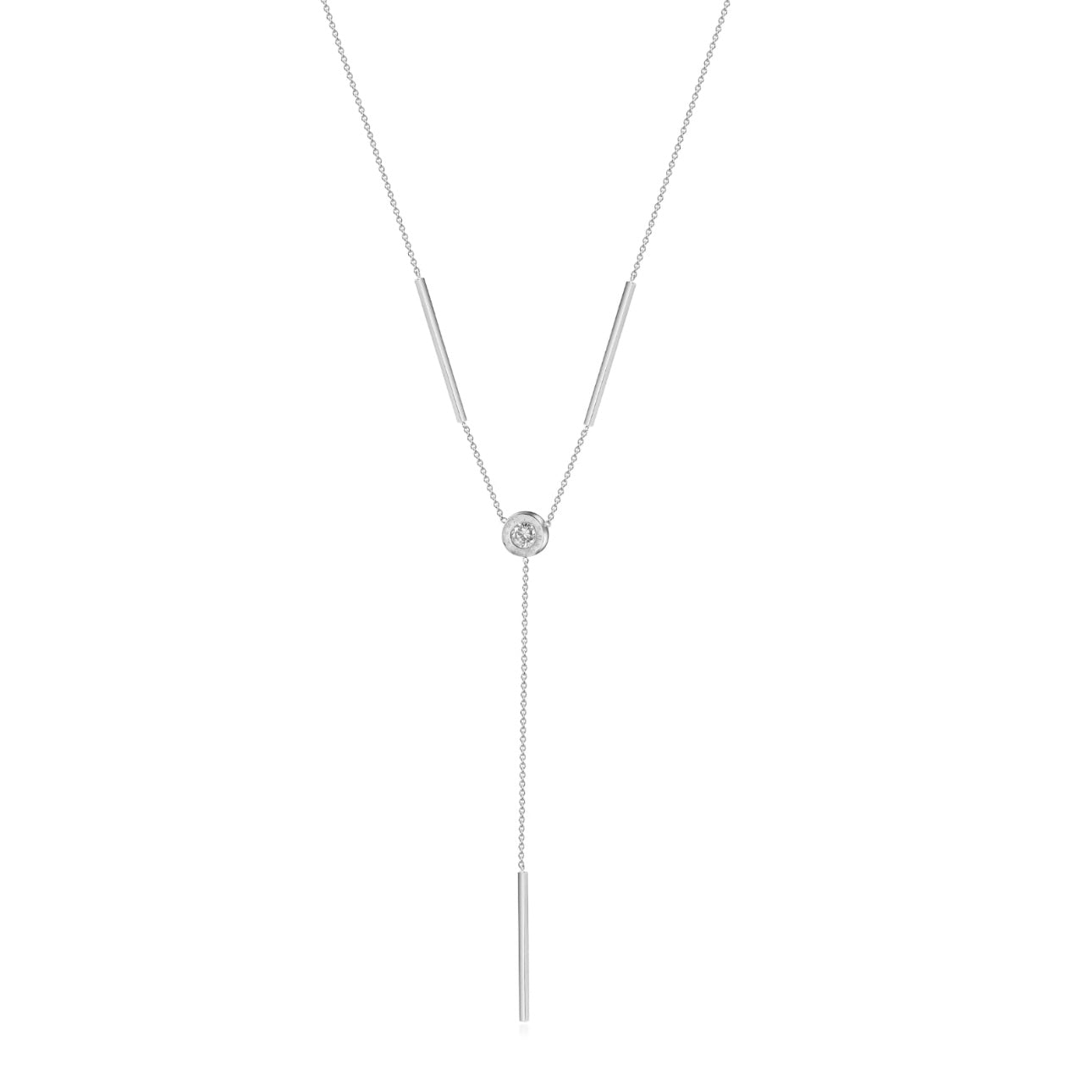 Minimalist Y-Drop Pendant Necklace
