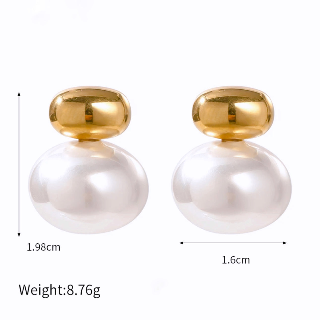 Jane Pearls Studs