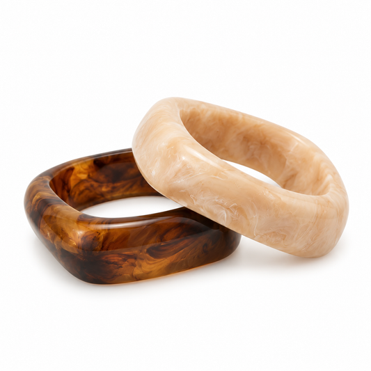 Marble Resin Bangle