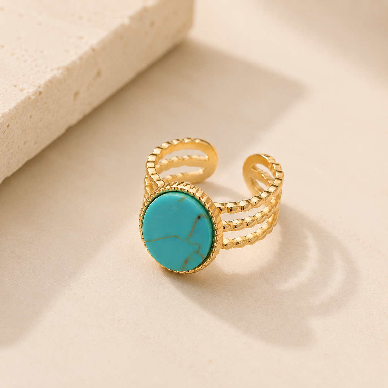 Luce di Mare Ring – Natural Turquoise
