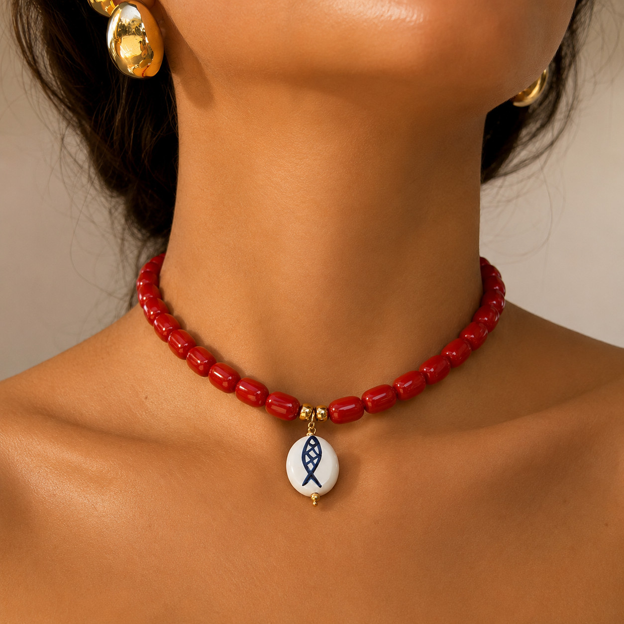 Pesce Rosso Necklace