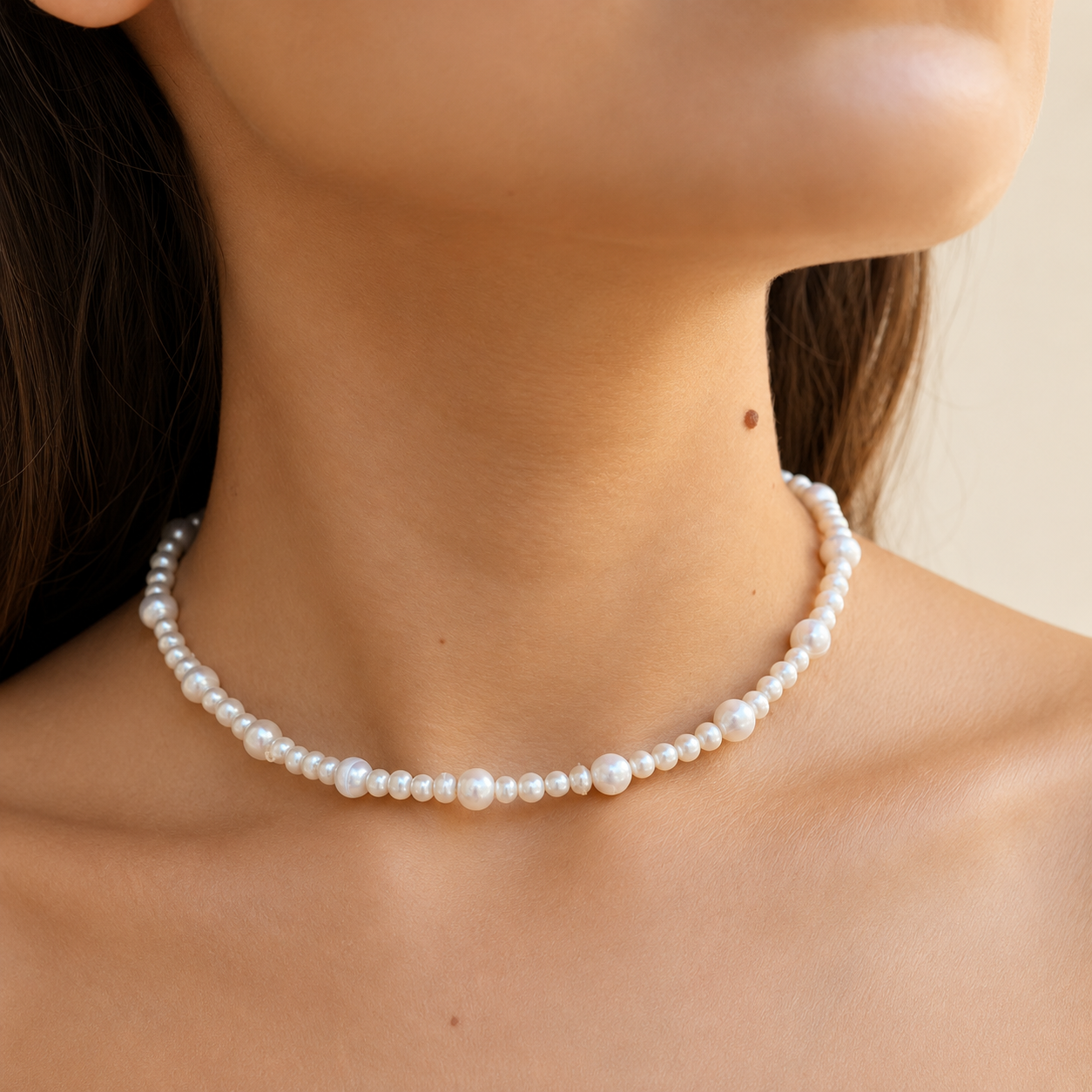 Perla Mare Necklace – Freshwater Pearl Choker