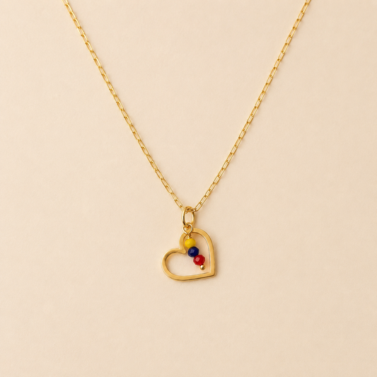 Corazón de Venezuela Necklace