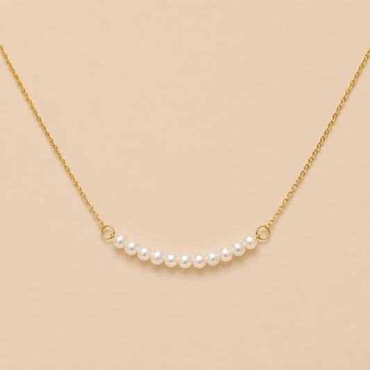 Perla Line Necklace