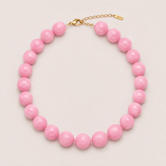 Bubblegum Pink Necklace