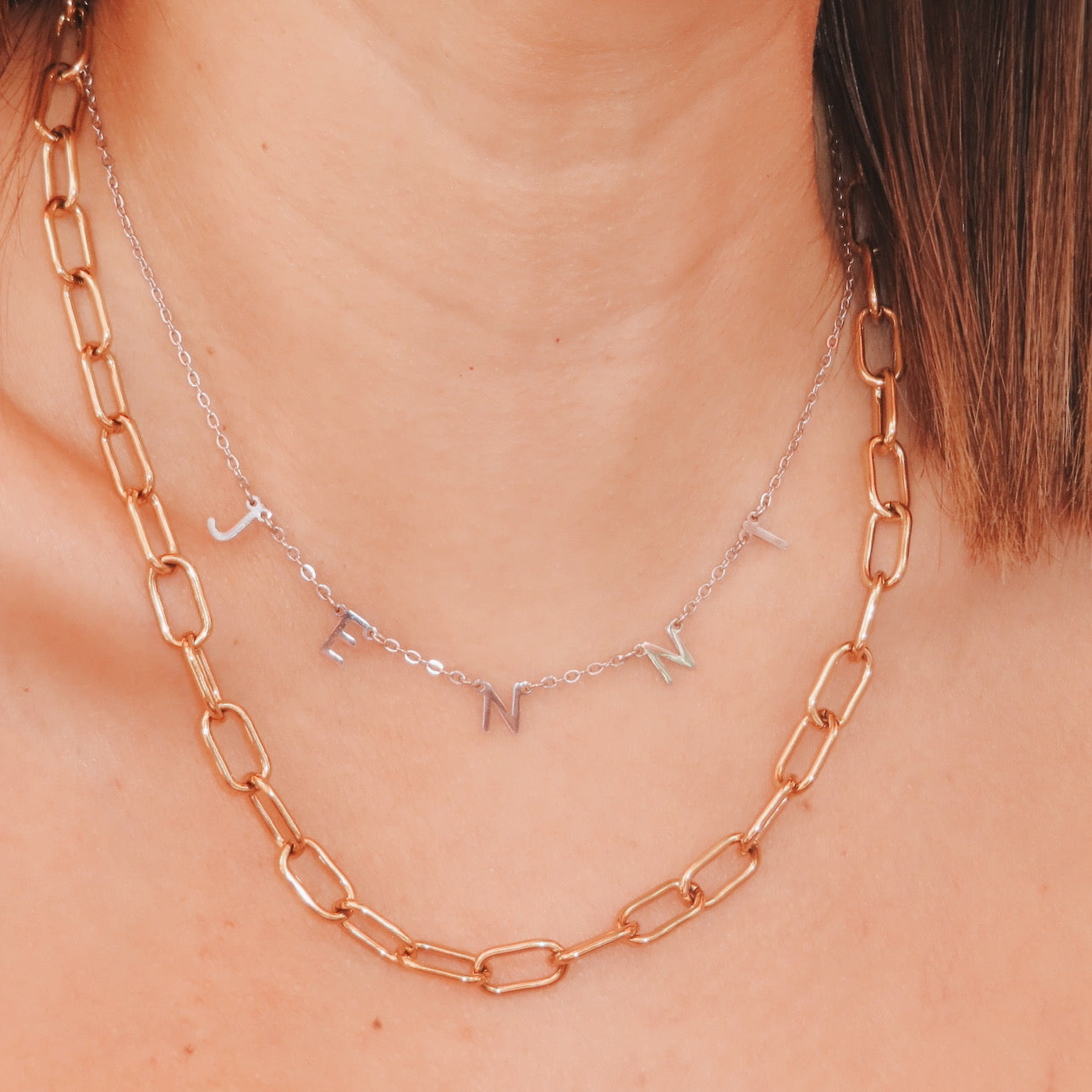 Custom Name Necklace – Personalized Stainless Steel Necklace