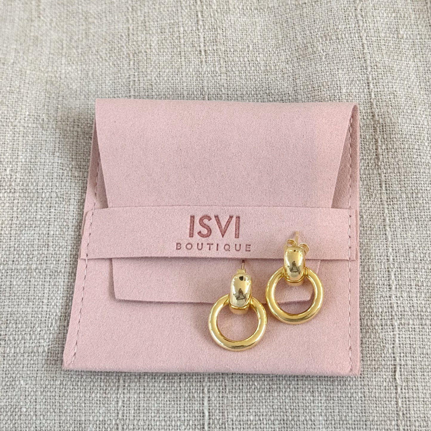 Modern Duo Hoop Earrings – Sterling Silver & 18K Gold Plated