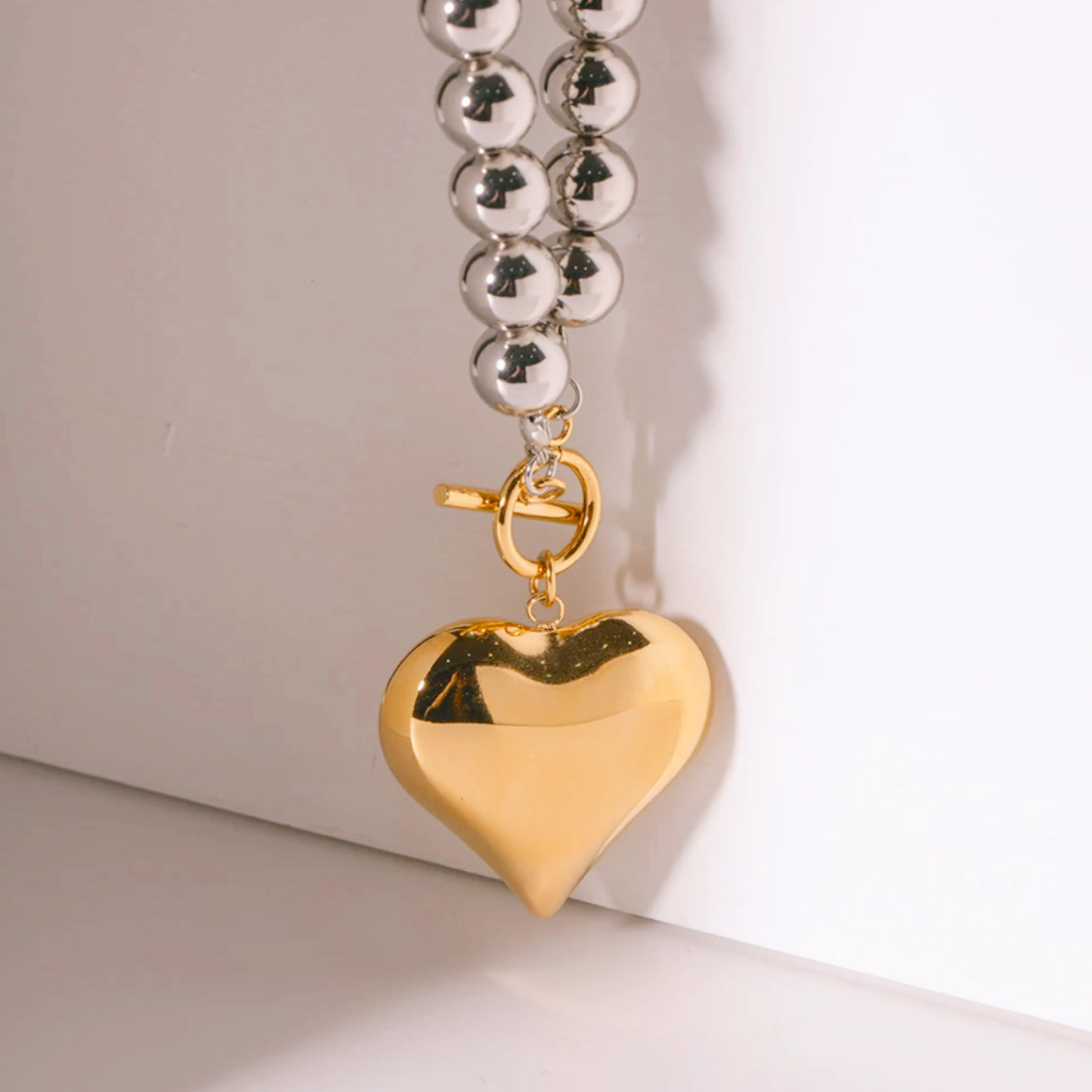 Lola Chunky Heart Necklace