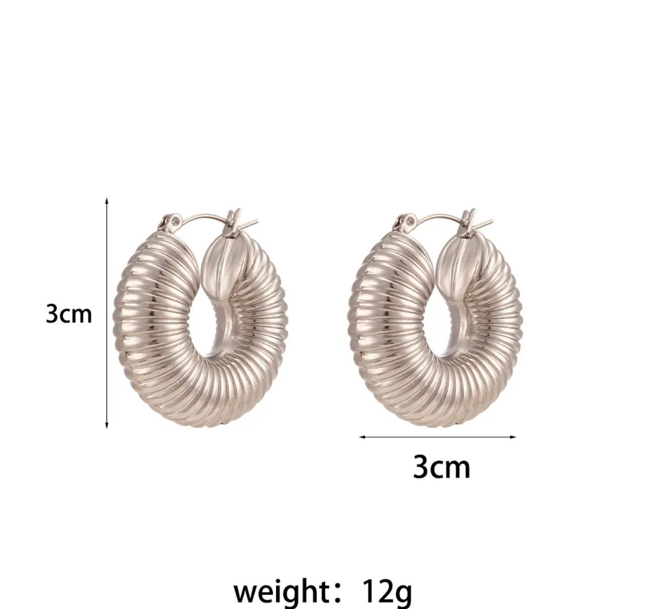 Catalina Chunky Hoops