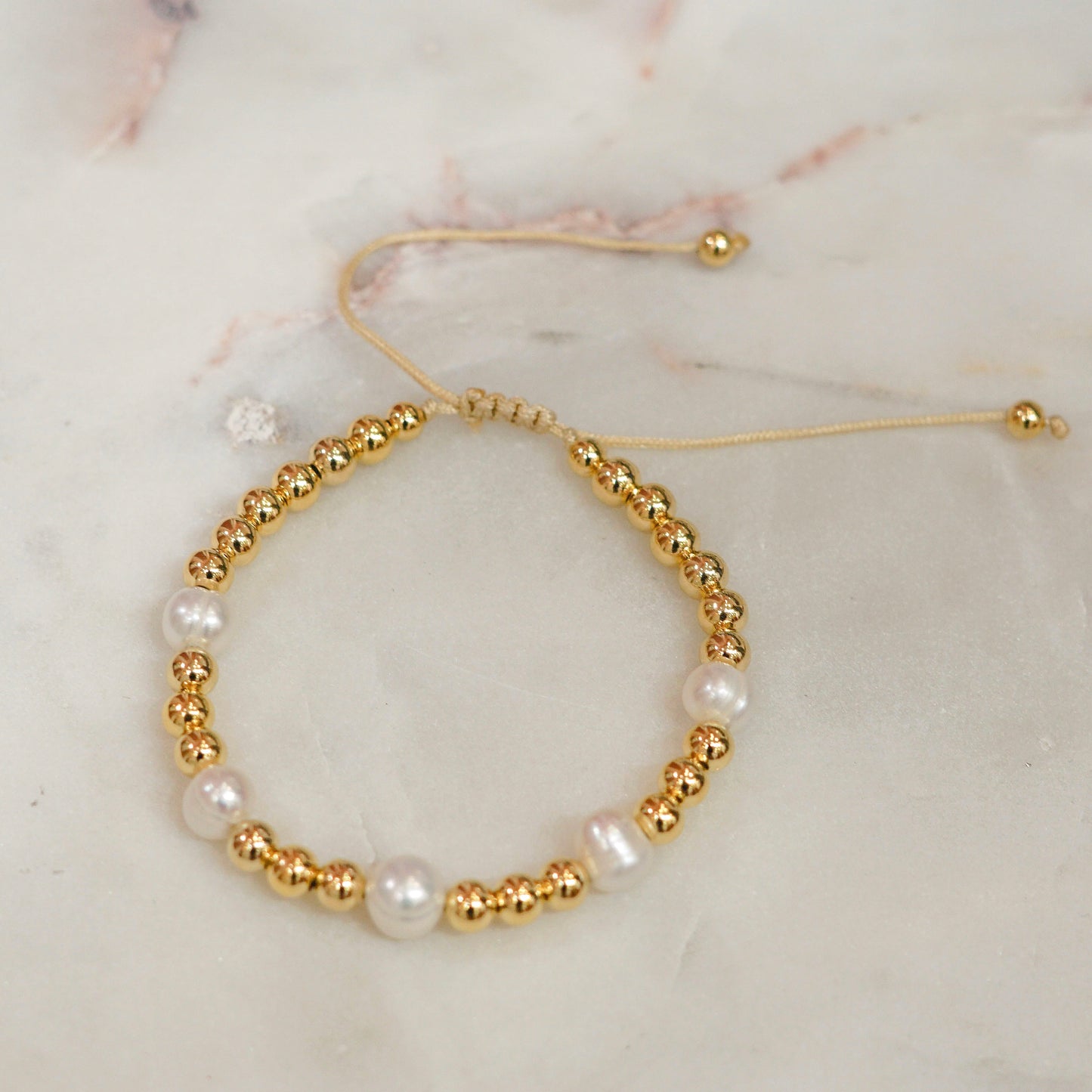 Beaded Pearls Bracelet