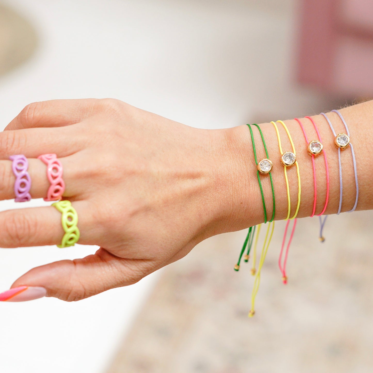 Cord CZ Bracelet