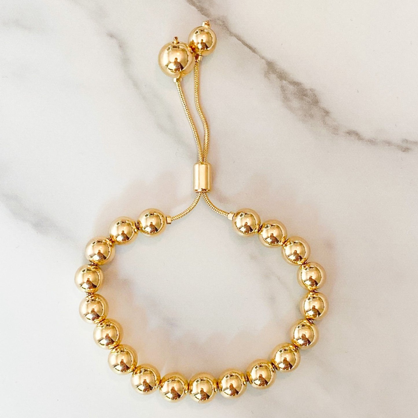 Gold-Filled Bead Bracelet