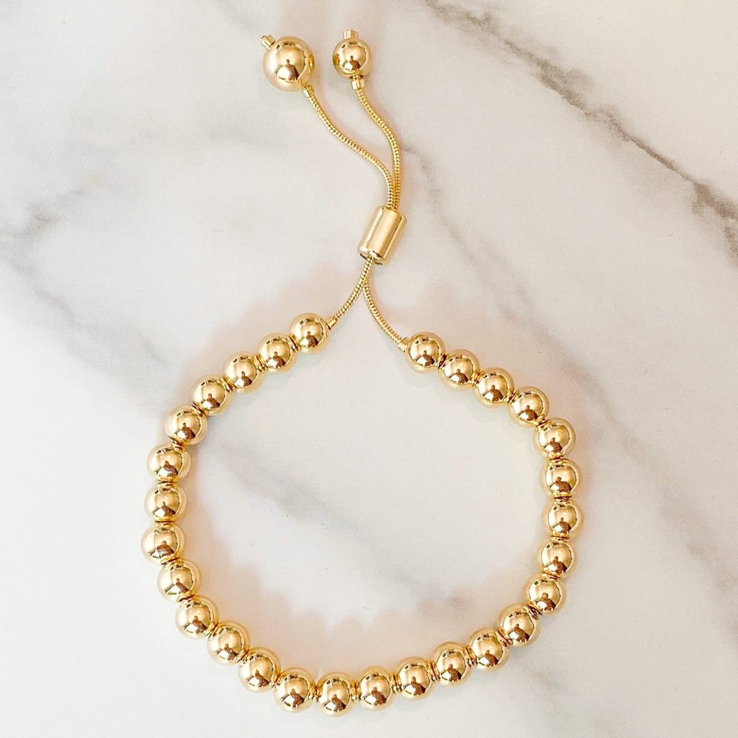 Gold-Filled Bead Bracelet