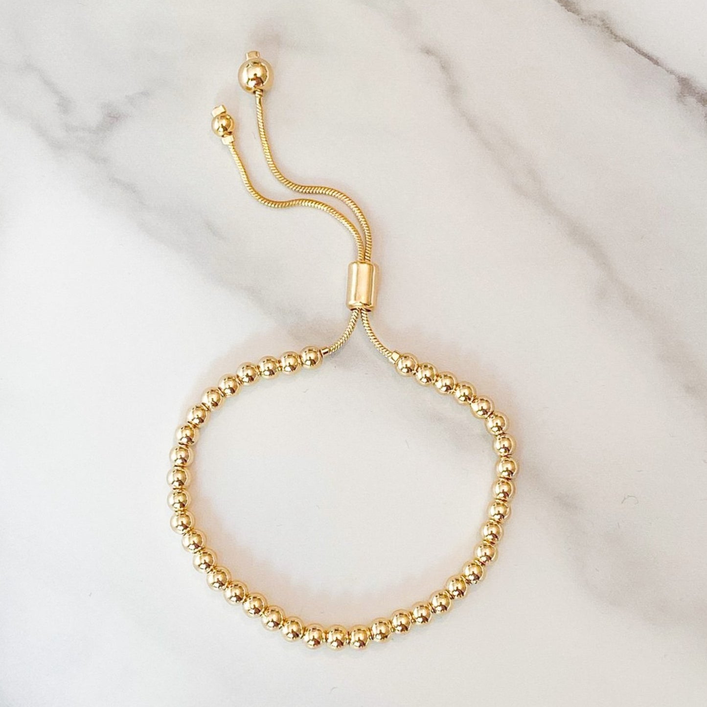 Gold-Filled Bead Bracelet