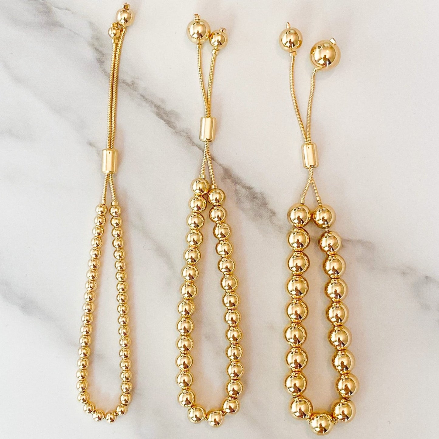 Gold-Filled Bead Bracelet