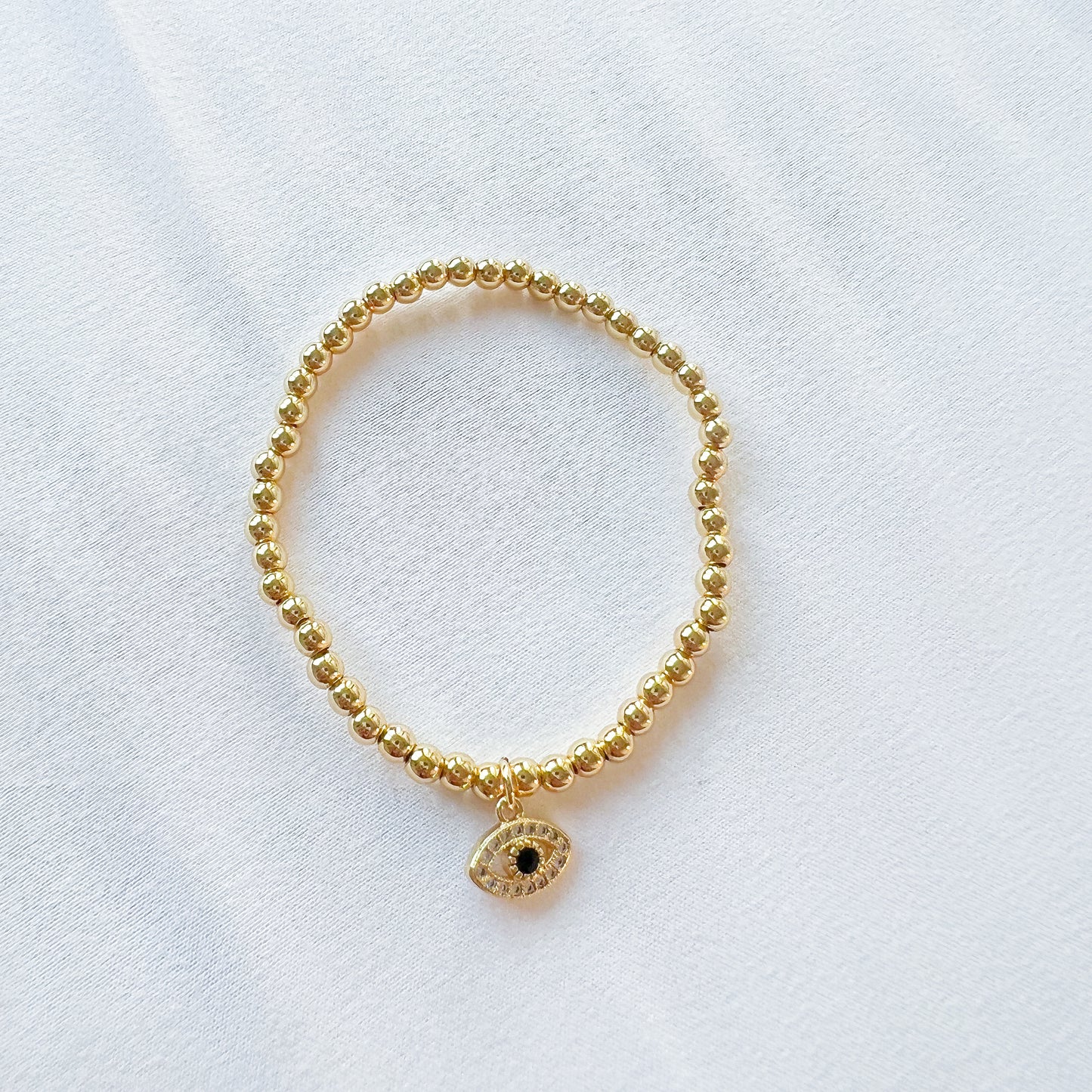 Stainless Steel Beaded Bracelet