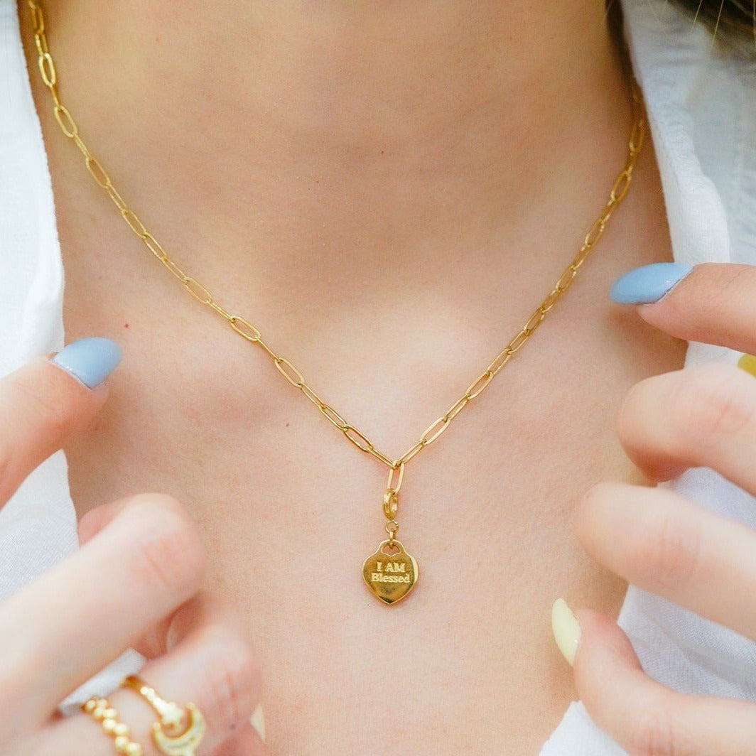I am Blessed Stainless Steel Necklace