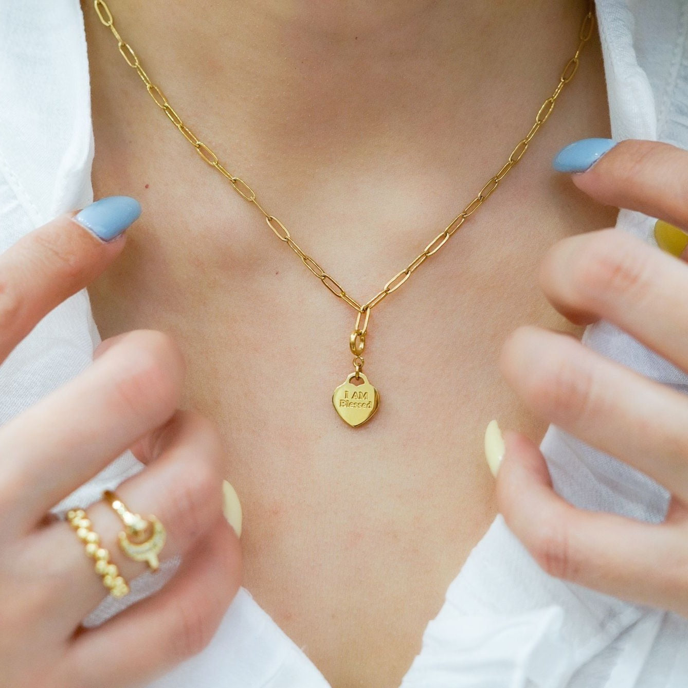 I am Blessed Stainless Steel Necklace