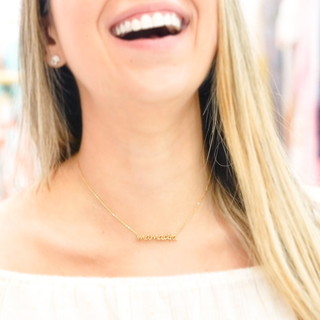 Mamacita Stainless Steel Necklace
