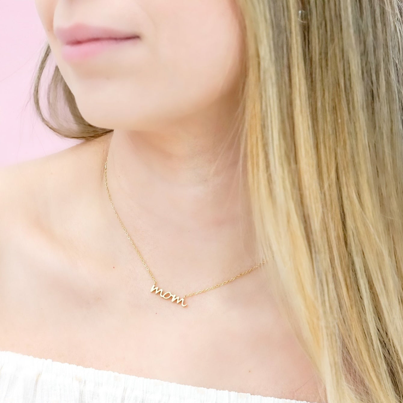 Mom Stainless Steel Necklace