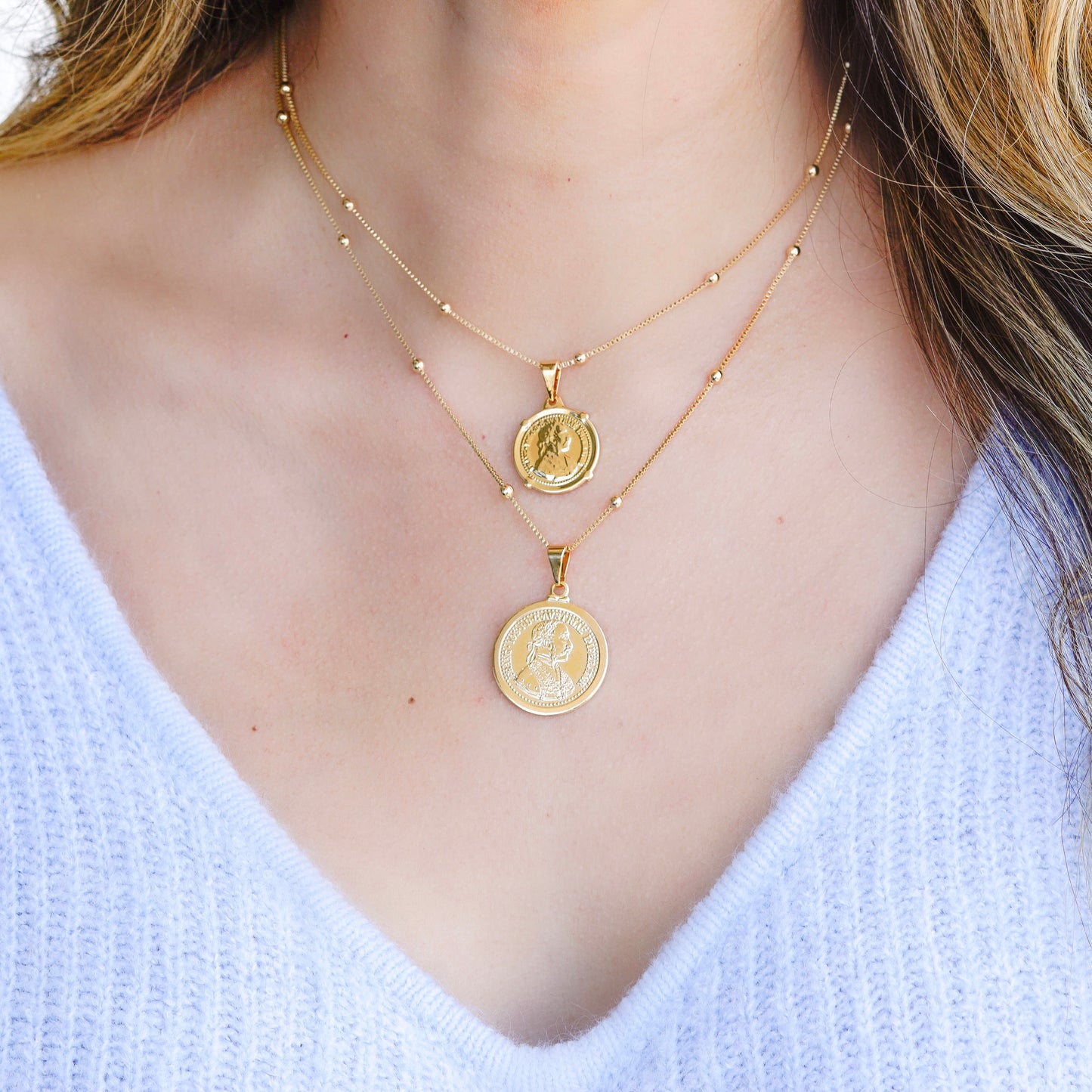 Quarter Coin Necklace