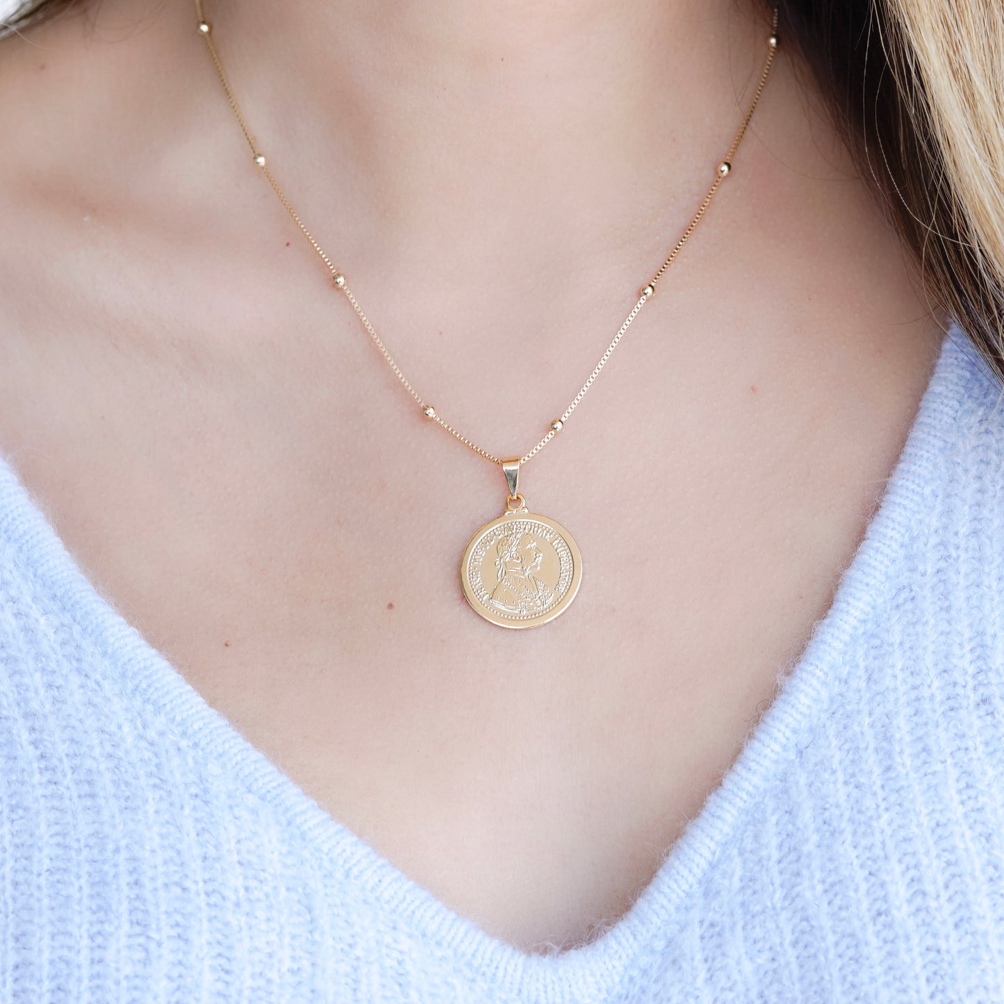 Quarter Coin Necklace