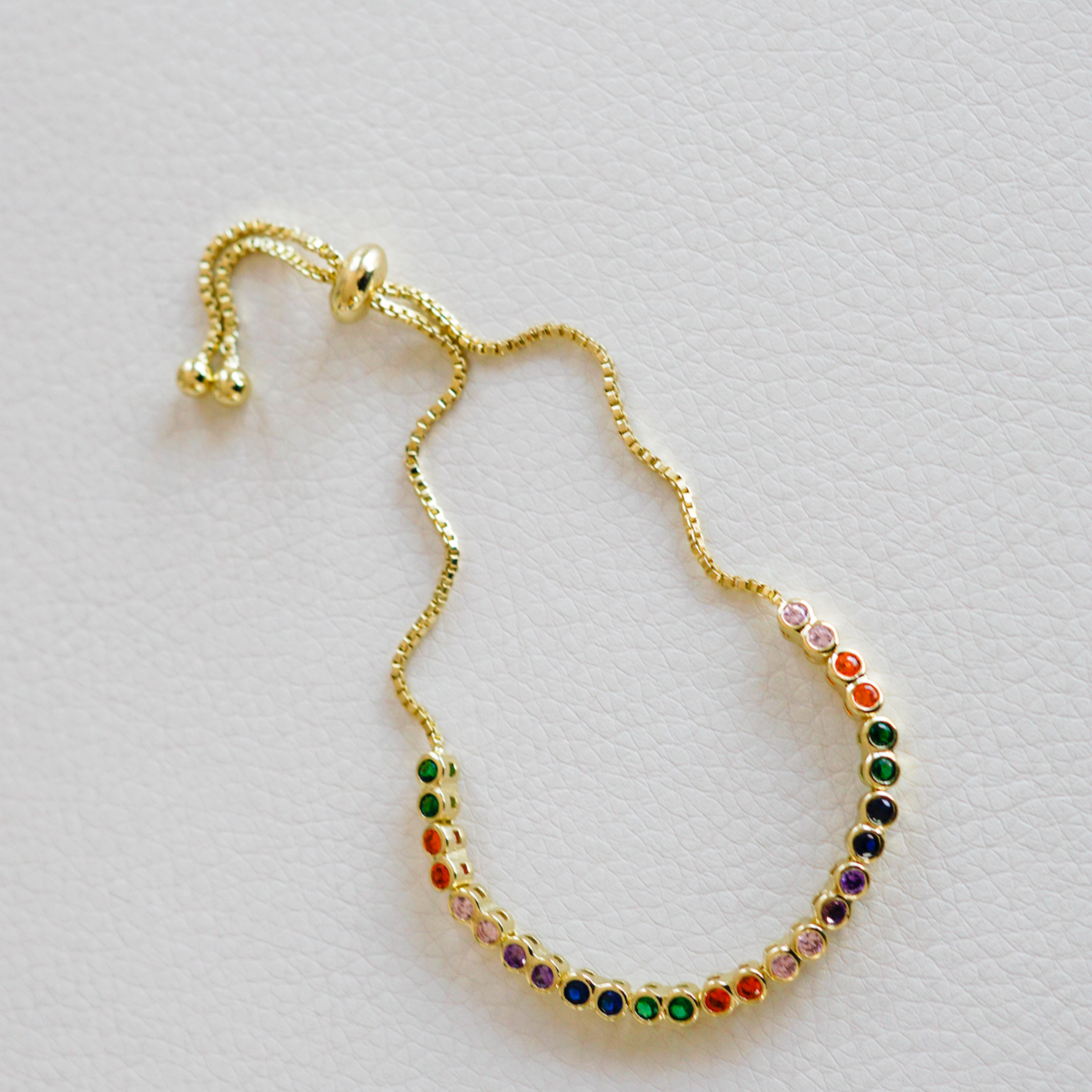 Rainbow Adjustable Bracelet