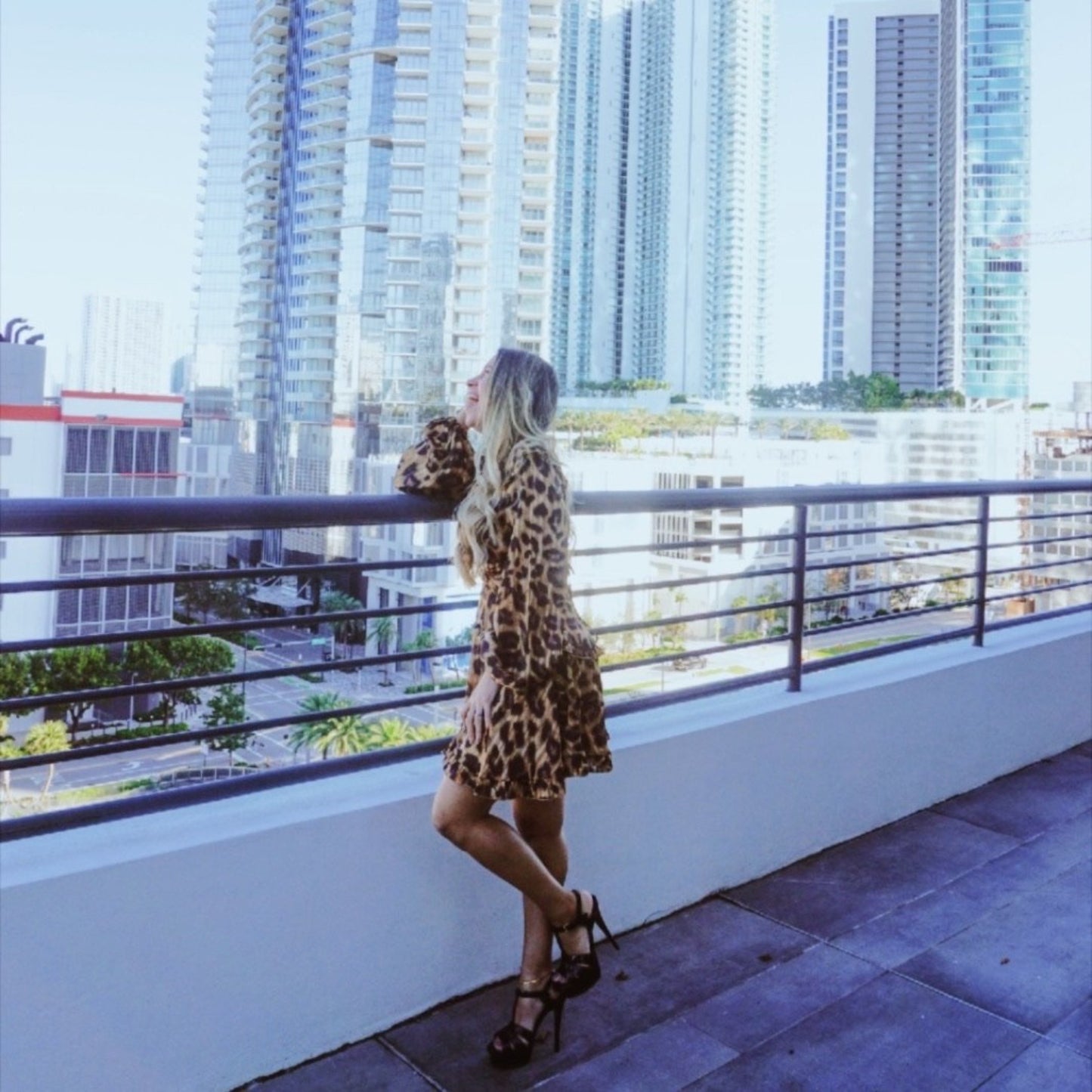 Ava Leopard Dress
