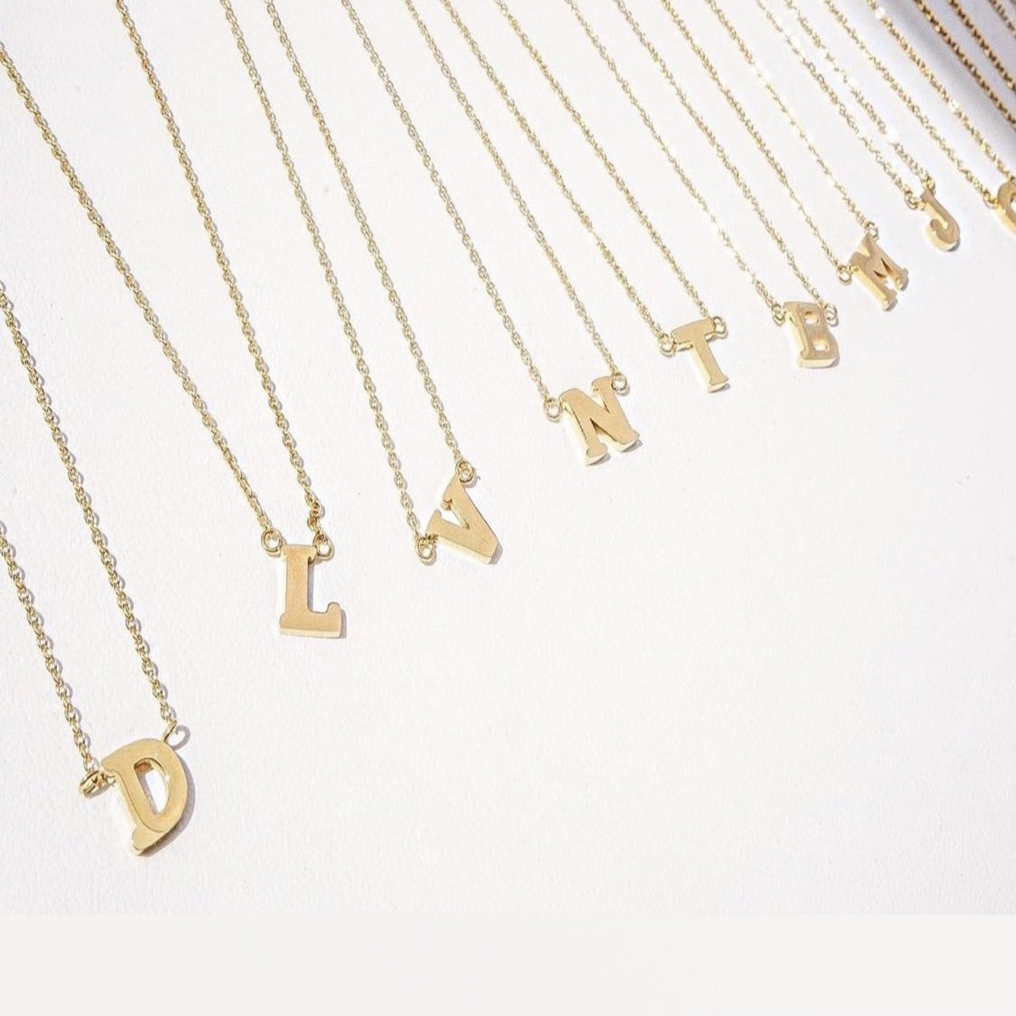 Initial Necklace - Sweat resistant necklace