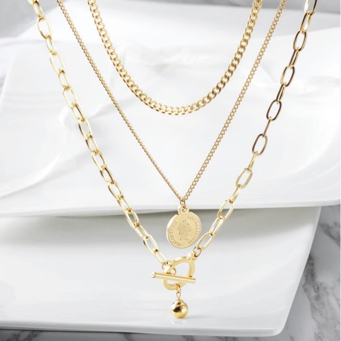 Vicky 3 Layer Necklace