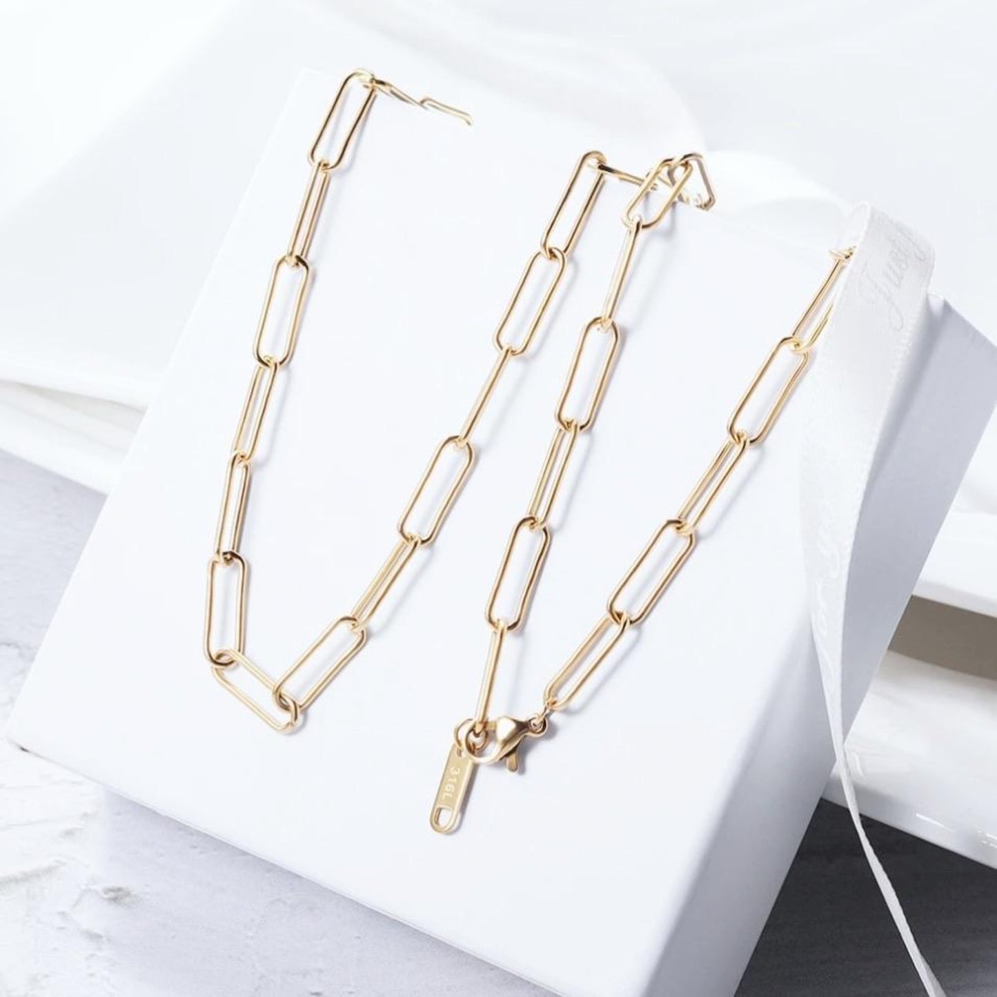Paper Clip Necklace