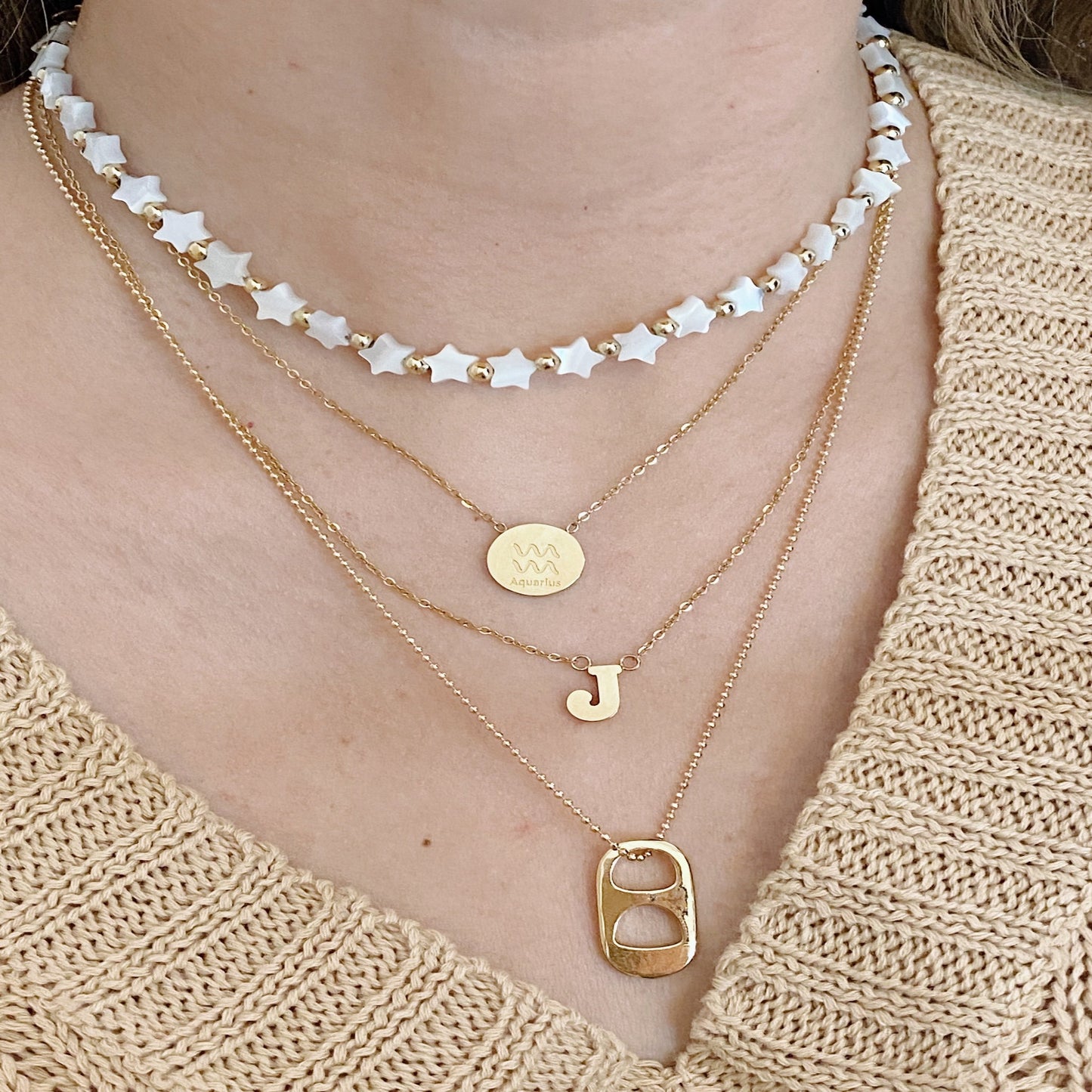 Claire Nacre Stars Choker