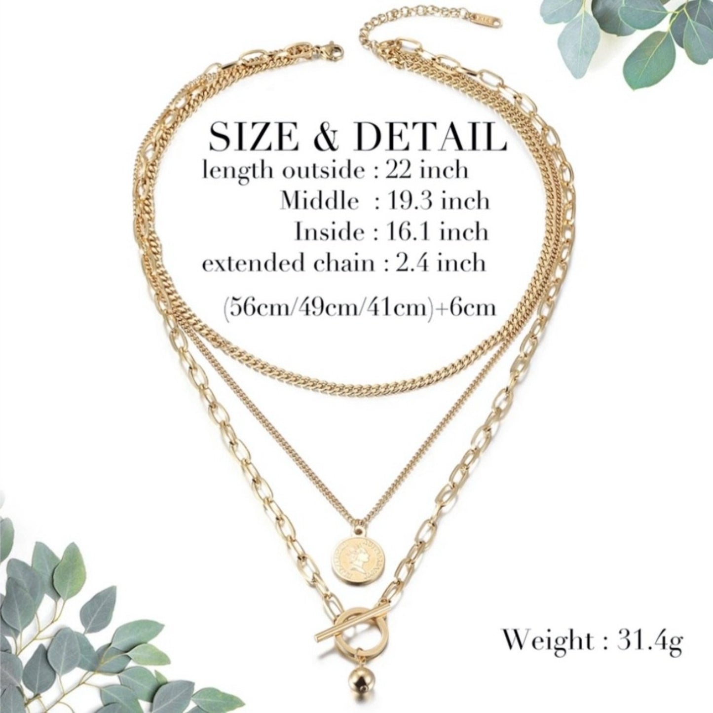 Vicky 3 Layer Necklace