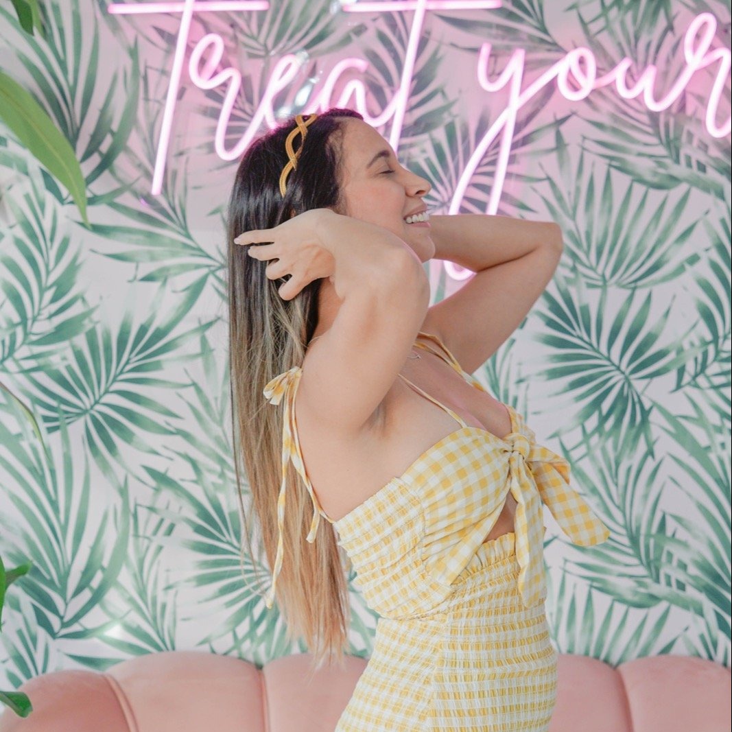 Jessica Yellow Gingham Print Dress