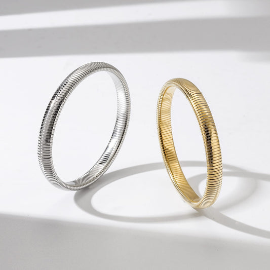 Flex Cuff Bracelet – Stainless Steel