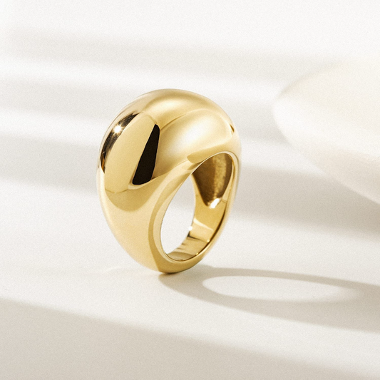 Silvia Stainless Steel Ring