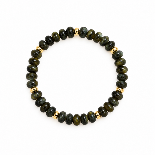 Agata Rondelle Bracelet