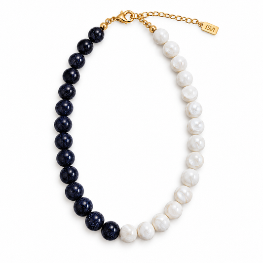 Midnight Glow Gemstone Necklace