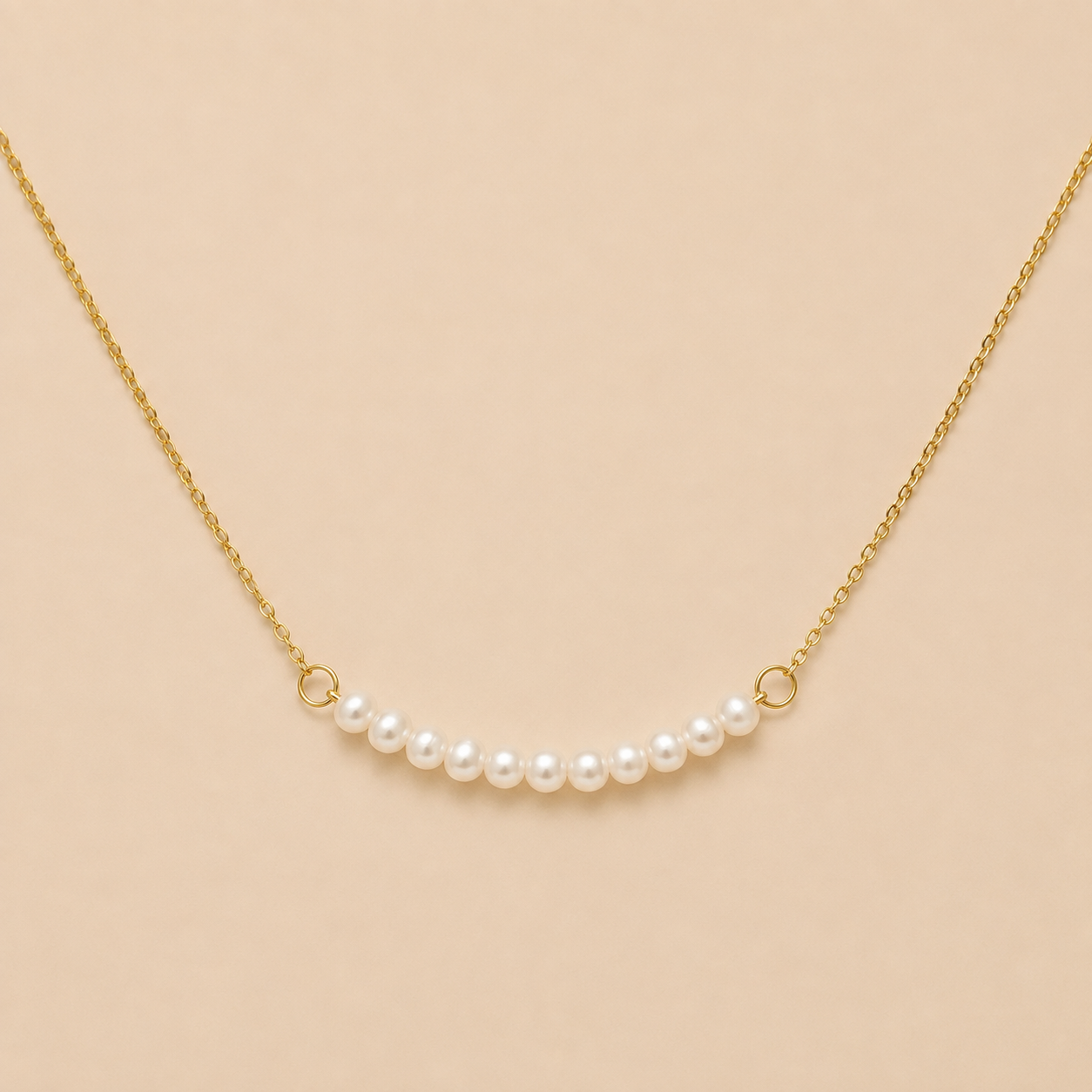 Perla Line Necklace